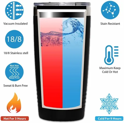 Vista 2 de Surfing Silver Edition Vaso de 20 onzas – Ride the Wave – Regalos para entusiastas del surf, deportes acuáticos, tabla de surf, atletismo