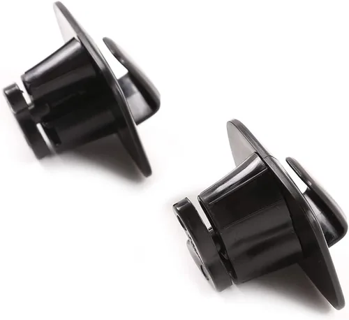 Vista 5 de Ganchos de techo interiores de plástico ABS Percha de ropa Gancho para Volvo V90 S90 XC40 XC60 XC90 2015-2020 2021 2022 (negro)