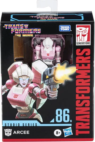 Vista 3 de Transformers Toys Studio Series 86-16 Deluxe Class The Movie Arcee Figura de acción – A partir de 8 años, 4.5 pulgadas