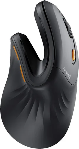 Vista 13 de ProtoArc Ratón Ergonómico, EM11 NL Ratón Vertical Inalámbrico, Ergo Mouse con Multi-Dispositivo, Ratones Recargables USB-C para Windows, Mac OS, Azul