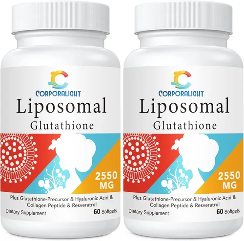 Vista 8 de Cápsulas blandas de glutatión liposomal, absorción mejorada, liberación liposomal, forma activa, L-glutatión, celular, función inmune