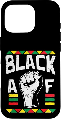 Vista 20 de Black AF Fist Dashiki Kente Pride BLM African American Gift Case for iPhone 17