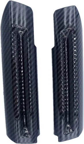 Vista 5 de Cubierta interior de la manija de la puerta para Ford Mustang 2015-2023, accesorios interiores de fibra de carbono negro