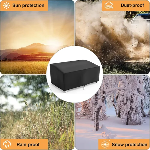 Vista 3 de Cubierta de parrilla para parrilla Cuisinart CGG-306, cubierta de parrilla portátil para parrilla Pit Boss 75275 de acero inoxidable de dos