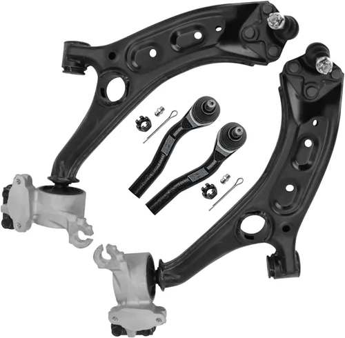 Vista 129 de Detroit Axle - Kit de brazos de control delanteros de 4 piezas para Nissan Cube 2009-2014, Nissan Versa 2007-2012 2 brazos de control inferiores