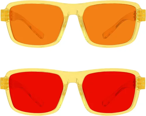 Vista 44 de Eyekepper Gafas de luz azul para hombre y mujer, paquete de 6 lentes Pilot Paquete de 6 color mezclado