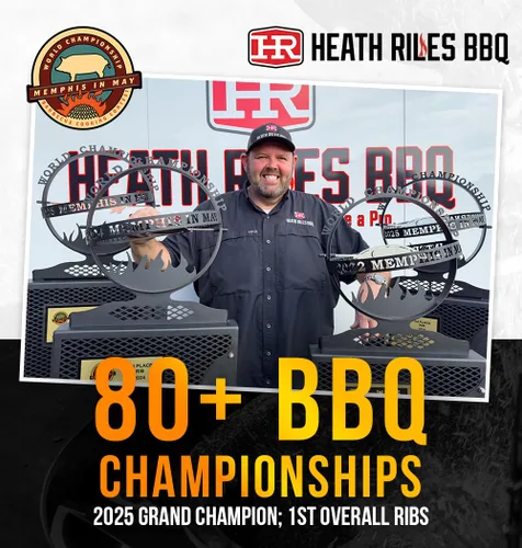 Vista 8 de Heath Riles - Paquete de condimentos Sweet BBQ, Honey Rub y Pecan Rub