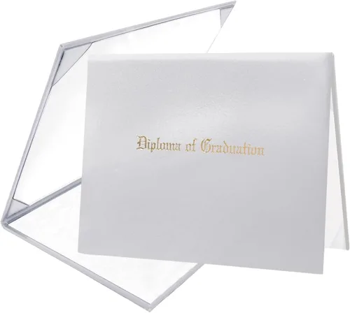 Vista 8 de Funda para diploma de 8.5 x 11 pulgadas, certificado acolchado de cuero sintético de graduación (negro)