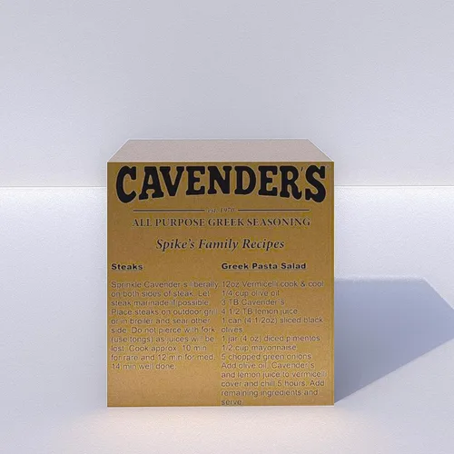 Vista 4 de Cavender's Condimento griego multiusos – 8 onzas (paquete de 4) y caja exclusiva de Cavender's Recipe 4 paquetes!