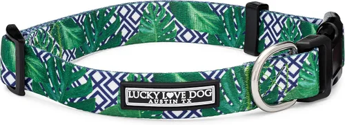 Vista 27 de Lucky Love Dog - Collar para perras pequeñas, diseño Blackbird de estampado alegre con flores de primavera y verano, talla XS Collar Blackbird