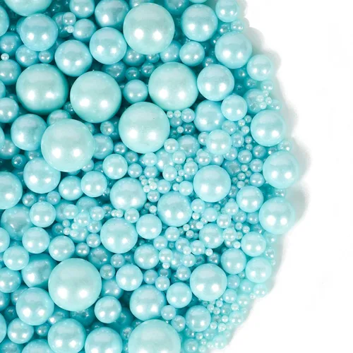 Vista 16 de Kasvan Black Pearl - Gránulos de azúcar comestibles – Perlas de caramelo comestibles 4.59 oz/4.58 onzas, tamaño mezclado, decoraciones de pasteles