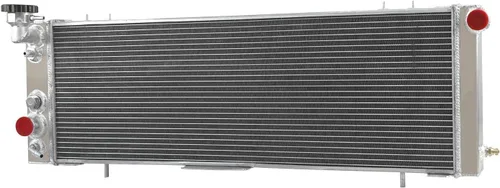 Vista 3 de Radiador compatible con Jeep Cherokee XJ Comanche 1991-2001 2.5L 4.0L AT MT, radiador de aluminio de 4 filas