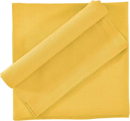 Vista 58 de Fingercraft Servilletas de tela multicolor - Juego de 12 servilletas de algodón puro para almuerzo y cena diarias - Regalo para fiestas