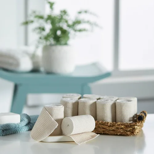 Vista 6 de McKesson Vendajes elásticos, no estériles, cierre de velcro, 3 pulgadas x 5 yardas, 10 unidades, 5 paquetes, 50 en total