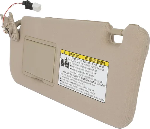 Vista 26 de ECCPP 74310-0T022-A1 Visera solar del lado derecho del pasajero con espejo para Toyota Venza 2009, 2010, 2011, 2012, 2013, 2014, 2015, 2016