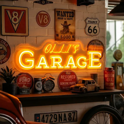 Vista 12 de Letrero de neón personalizado de barra de bodega para el hogar, bar, cueva de hombre, letreros de bar personalizados con luces LED de neón