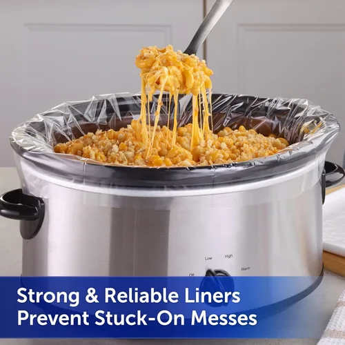 Vista 5 de Reynolds Kitchens - Forro para olla de cocción lenta, tamaño regular (se adapta a 2,8 a 7,6 l), 4 unidades (paquete de 12), total 48