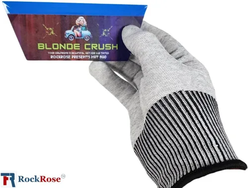 Vista 5 de RockRose Blonde Crush - Escobilla de repuesto con hoja biselada azul, rectangular de 5 pulgadas, herramienta de limpieza de precisión de alta