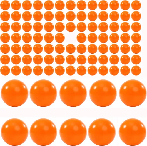 Vista 6 de Proyectiles de nailon duro de 100 x 68 Cal. Rondas cinéticas de munición de plástico calibre 68 aptos para Byrna SD, suministro de sal S2 y T4E HDR