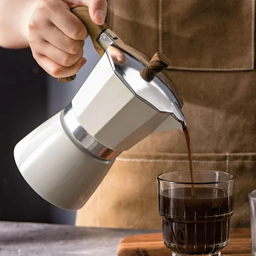Vista 13 de MORDEN MS Moka - Cafetera de café expreso para estufa, 6 tazas/10 onzas, cafetera italiana, cafetera para camping, cafetera cubana manual