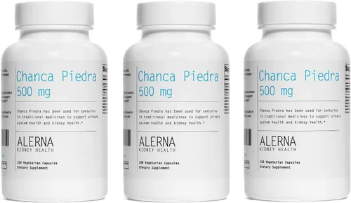 Chanca Piedra 500 mg Suplemento de hierbas - 100 cápsulas vegetarianas (paquete de 3)