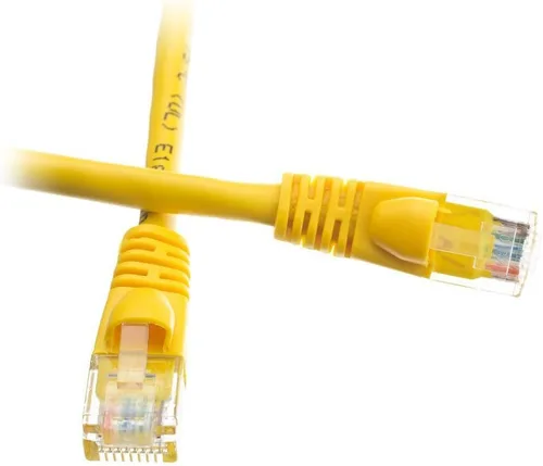 Vista 20 de CableWholesale Cable Ethernet Cat6, 24AWG, conector de placa dorada RJ45, 4 pares de cobre trenzado, par trenzado sin blindaje (UTP), cable de Blanco
