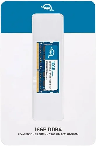 Vista 2 de OWC 16GB DDR4 3200MHz PC4-25600 CL22 1RX8 ECC sin búfer SODIMM 1.2V 260-pin