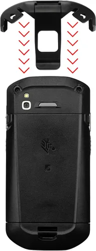 Clip de transporte de plástico para Zebra TC51 TC52 TC56 57 SG-TC51-CLIPHC1-01 (negro) estuche de escáner de código de barras, accesorios para