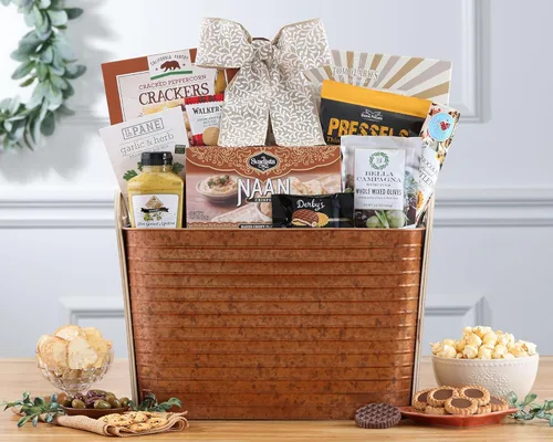 Vista 3 de Wine Country Gift Baskets Cesta de regalo para café, aperitivos y té