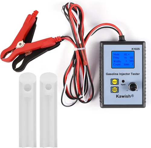 Vista 2 de probador y limpiador de inyector de combustible, probador de inyector de combustible K102S profesional, probadores de inyector de gasolina