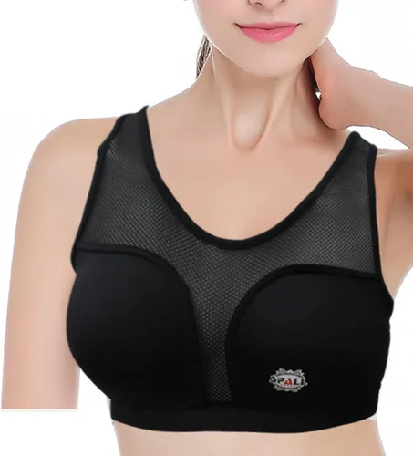 Vista 2 de Sujetador deportivo para mujer, protector de pecho, brasier deportivo para karate, taekwondo MMA boxeo