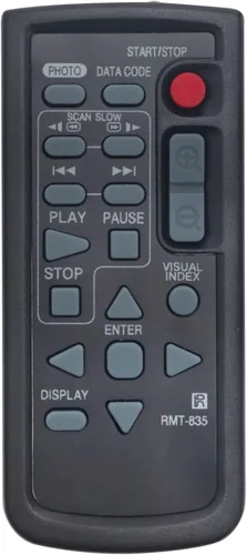 Vista 2 de Allimity RMT-835 RMT835 - Remoto de repuesto compatible con videocámara Sony 4K HDR FDR-AX700 DCR-SR300 DCR-SR220 DCR-SR82 DCR-SR85E HDR-CX12E