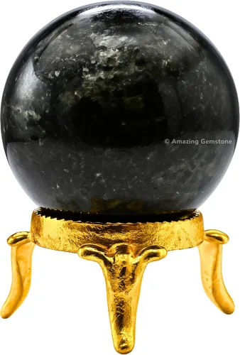 Vista 66 de Amazing Gemstone Bola de cristal de cuarzo transparente con soporte, bolas de meditación de esfera de cristal de 1.5 pulgadas para brujería y bolas