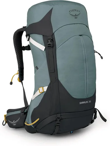 Vista 12 de Osprey Sirrus 24L Mochila de senderismo para mujer, Púrpura Elderberry/Chiru Tan