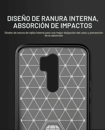 Vista 6 de Asuwish Funda compatible con Xiaomi Redmi 9 y protector de pantalla de vidrio templado, accesorios de celda, fundas protectoras delgadas de silicona