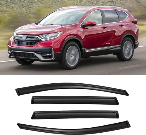 Vista 89 de Visera de ventana para Jeep Cherokee 1984-2001 (Excluye Modelo Limited), Protectores Guards Shields de lluvia de canal exterior, Deflector