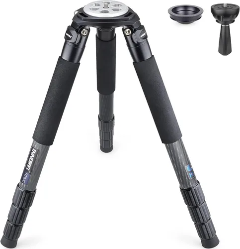 Vista 11 de Trípode de fibra de carbono INNOREL RT90C Trípodes de cuenco profesionales de carga pesada para cámaras DSLR Compatible con cabeza de bola y cabeza
