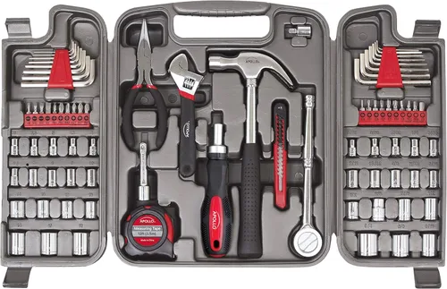 Vista 2 de Kit de herramientas para el hogar Apollo Tools DT9408P (53 Piezas), en color rosa