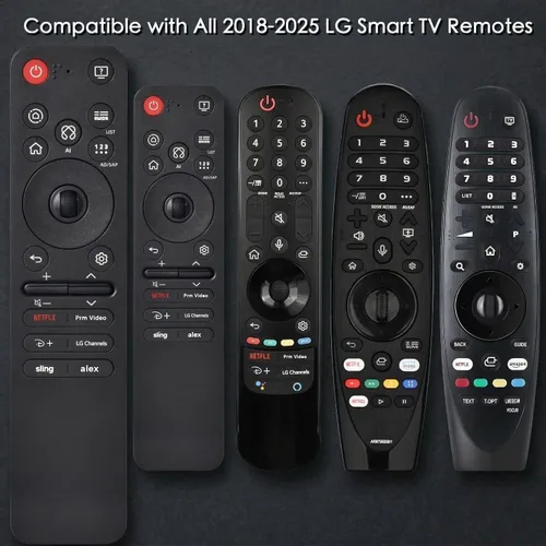Vista 3 de Control remoto mágico para LG Smart TV 2019-2025, control de voz y puntero