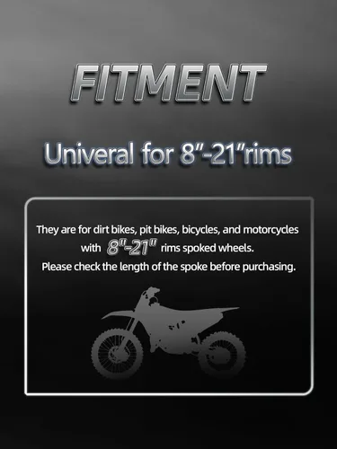 Vista 2 de JFG RACING protectores de plástico para radios de bicicleta o motocicleta, Negro