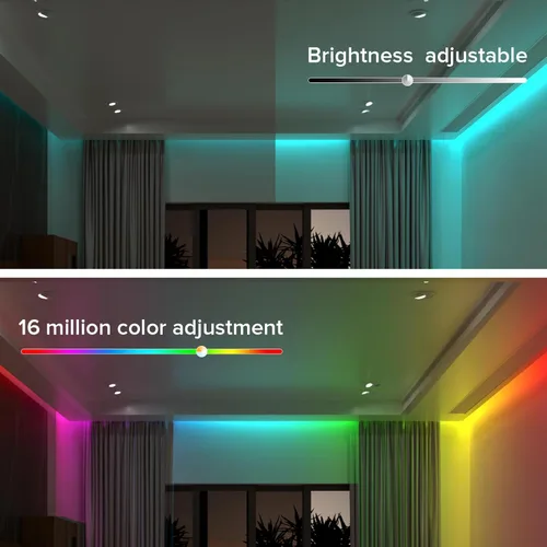 Vista 6 de BTF-LIGHTING Tira LED FCOB COB WS2814 IC RGBW 6000K Flexible de Alta Densidad con Efecto de Persecución de Color Uniforme 3m DC24V 896LED/m 16IC/m