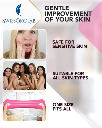 Vista 5 de SWISSÖKOLAB Doble mentón reductor V línea máscara de elevación cara adelgazamiento correa barbilla cuello V en forma de cinta de elevación parche V