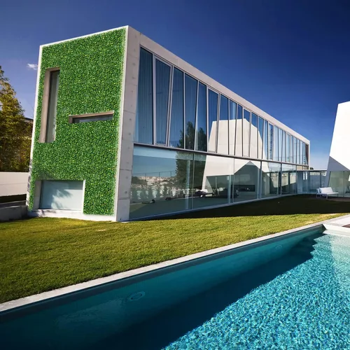 Vista 8 de ECOOPTS Rejilla de privacidad de hiedra sintética, paneles artificiales de boj de 20 x 20 pulgadas, plantas de seto topiario para decoración