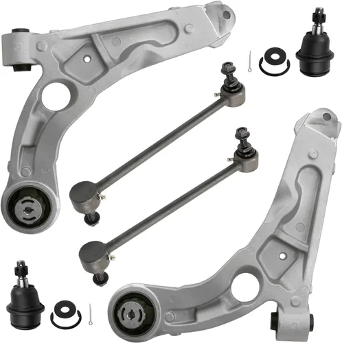 Vista 52 de Detroit Axle - Kit de extremo delantero RWD para Chrysler 300 Dodge Charge Challenger 2011-2019, 2 brazos de control inferiores traseros 2 rótulas