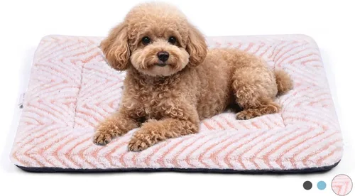 Vista 23 de Mora Pets - Cama para gatos de interior lavable, almohadilla antideslizante para jaula de perros, linda cama para perros con estrellas para perros