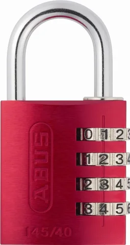 Vista 7 de ABUS 145/20 Pequeña Cerradura de Combinación No-TSA para Equipaje, Mochila, Reajustable, Negro