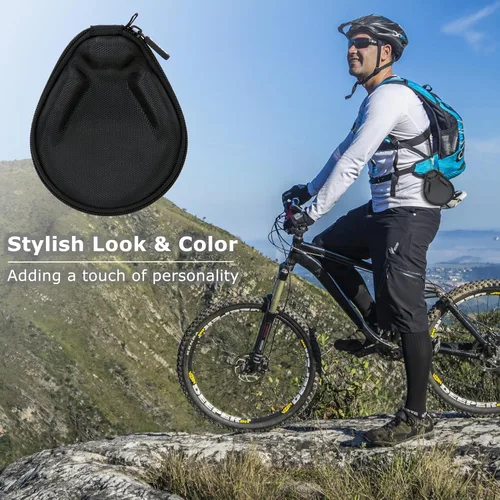 Vista 7 de Ginsco Funda universal para auriculares de conducción ósea compatible con SHOKZ New OpenRun Pro 2/Pro 2 Mini/OpenRun/OpenSwim Open-Ear Sport Negro