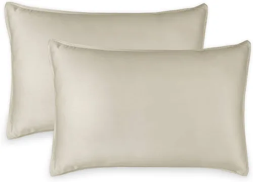 Vista 17 de Fundas de almohada Queen de Pure Bamboo, auténtica viscosa 100% orgánica derivada de bambú, lujosamente suaves y refrescantes, doble costura, cierre