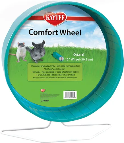 Vista 8 de Kaytee Comfort Ejercicio rueda, 8.5," grande, Multicolor