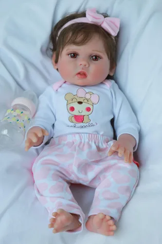 Kaydora Muñecas Reborn Realistas de Bebé - Muñeca de bebé de silicona de 18 pulgadas, muñecas de vida real con cuerpo completo de vinilo, muñeca